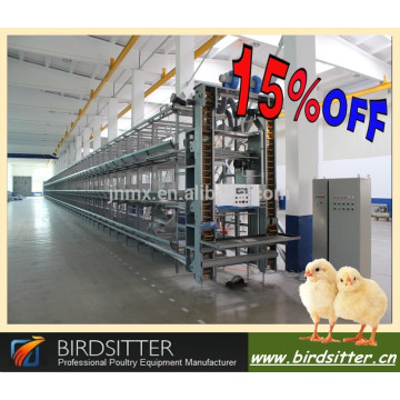 Birditter ISO9001 qualifié Aluminium-Zinc Alloy cage de poulet ferme de volaille
